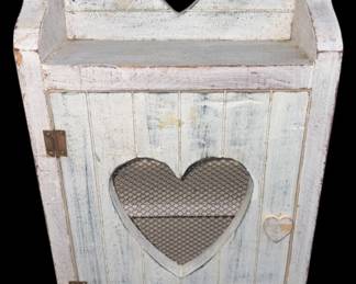 Vintage Shabby Chic Hanging Cabinet