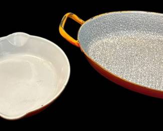 Vintage Descoware Oval Skillet