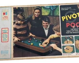 Milton Bradley Pivot Pool Game