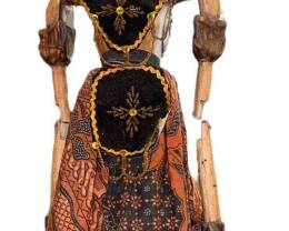 Vintage Indonesian Golek Shadow Puppet