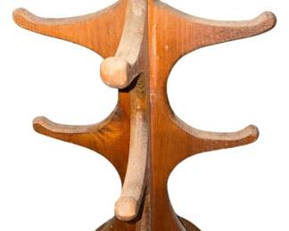 Vintage Wooden Mug Tree