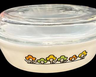 Vintage FireKing Summerfield Dish Lid