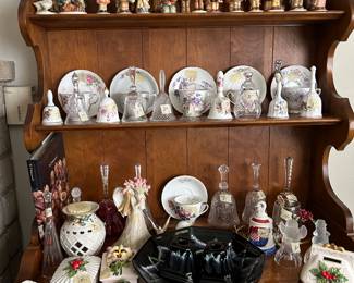 Hummel figurines and tea cups and saucers