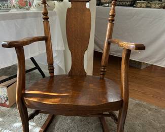 Maple rocking chair