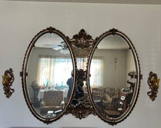 Gilded mirrors