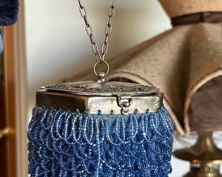 Beaded wrist purse