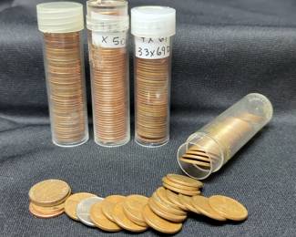 US Lincoln Memorial Pennies, Qty 200