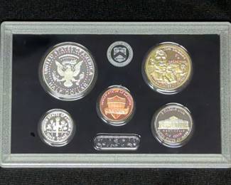 2018 United States Silver Proof Coin Set, 10 Coins Total 
