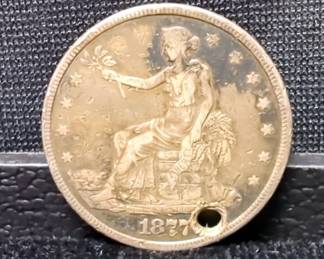 1878 Silver Trade Dollar Coin