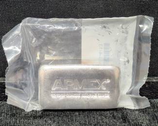 APMEX 10 Troy Ounce .999 Fine Silver Cast Poured Bar 