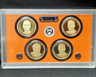 2015 United States Silver Proof Coin Set, 14 Coins Total 