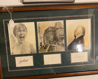 Rare Albert Hitchcock, J Leigh, Perkins w/ signatures. 