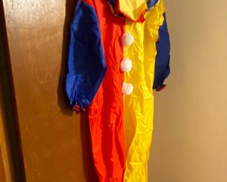 Handmade clown suit. 