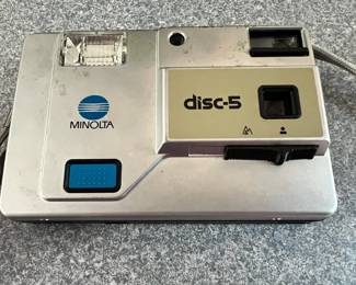 1980’s Minolta Disc-5 Flash Camera 