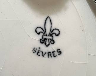 Serves Decorative Plate with Cherry Design