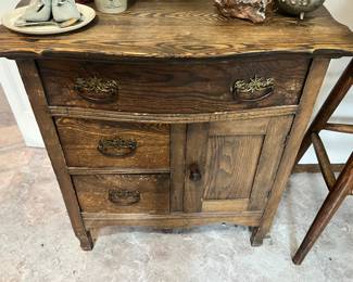 Victorian Oak Washstand