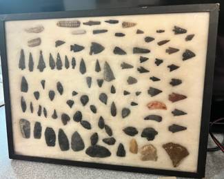 Framed Arrowhead Collection 