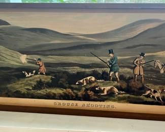 Framed Print "Grouse Shooting" by Henry Alken