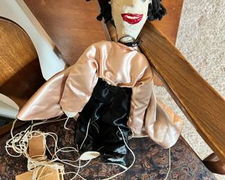 Paper Mache Folk Art Marionette Puppet