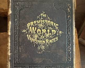 1885 The Prehistoric World or Vanished Races by EA Allen