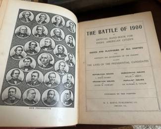 The Battle of 1900 An Official Hand-Book for Every American Citizen