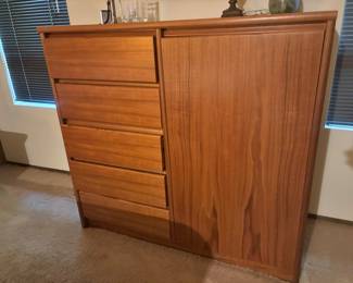 Mid Century Teak Cabinet Dresser 