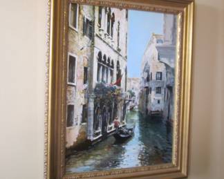 framed painting Venice