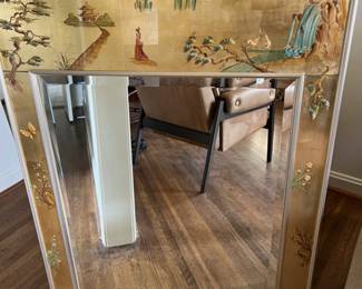 Vintage LaBarge Eglomise Mirror