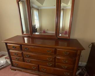 Dresser with Mirror in Master Bedroom 