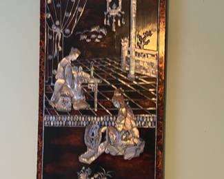 Up close Photo of Asian Wall Decor 