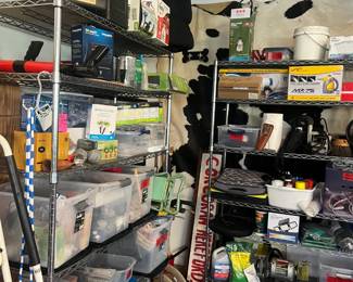 Garage full of treasures some new in package