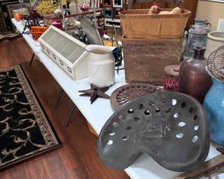 Stationary Divider, tractor seat