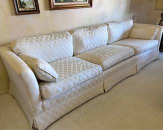 Beautiful and super comfortable couch in all white. In really good condition. Also have matching love seat if interested. 