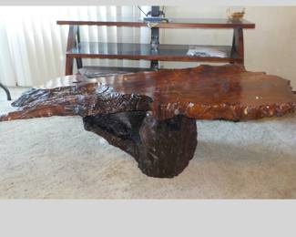 Redwood / Burlwood Table