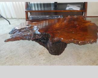 Redwood / Burlwood Table