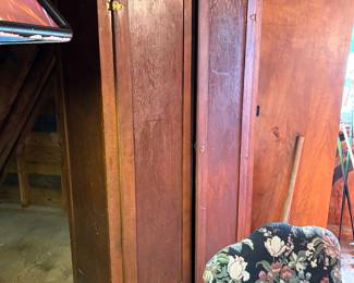 VINTAGE LOCKING WARDROBE