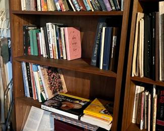Teak veneer bookcases - 2