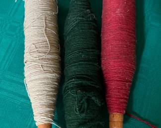 Antique weaving spindles