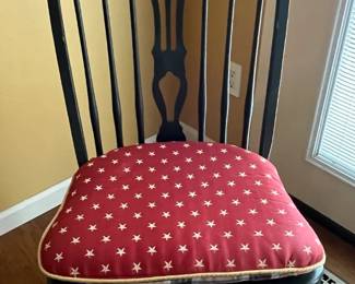 Nichols Stone side chair. There are 4 of these. Reversible cushions