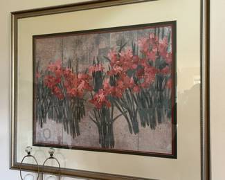 Max Hayslette large "Iris" framed print