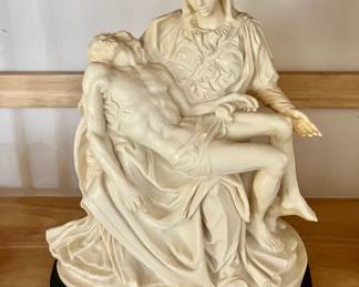 Santini Italy - Michelangelo Pieta on marble base