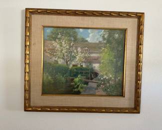 John Appleton Brown painting, one of two available is 26 x 30” image size is 22 x 18