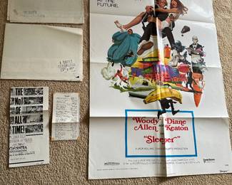 Another poster and folded posters so you can see the stamps on back side