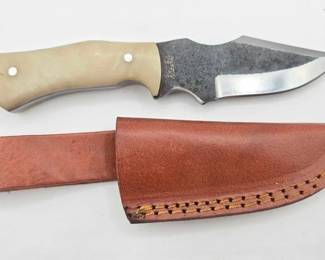 1810  NEW Old Ram Fixed Blade W Sheath 
