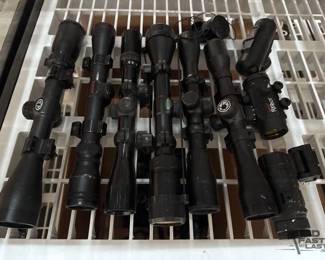 2622  9 Rifle Scopes 