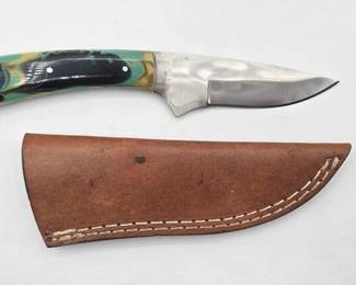 1804  NEW Old Ram Fixed Blade W Sheath 