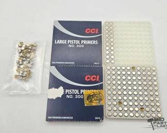 1752  Over 120 Large Pistol Primers 
