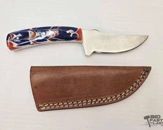 1824  NEW Old Ram Fixed Blade W Sheath 