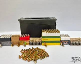 1314  339 Rounds of 9mm Ammo W Ammo Box 