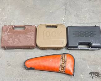 2588  4 Pistol Cases 